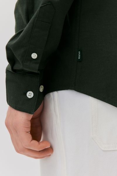 Chemise unie ajustée