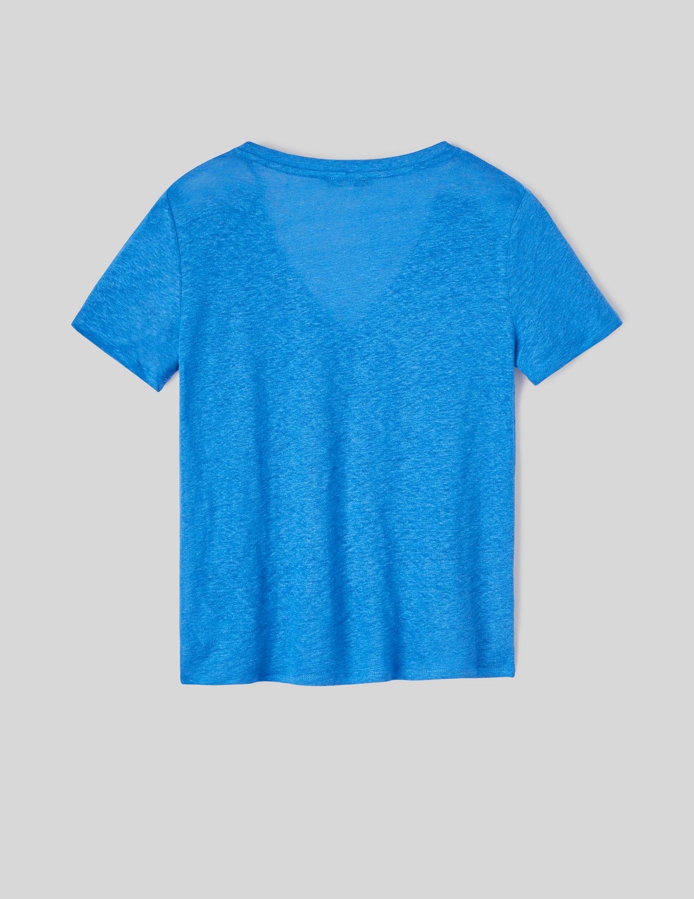 T-shirt en lin uni