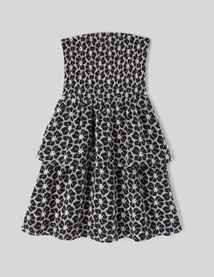Robe bustier en broderie anglaise