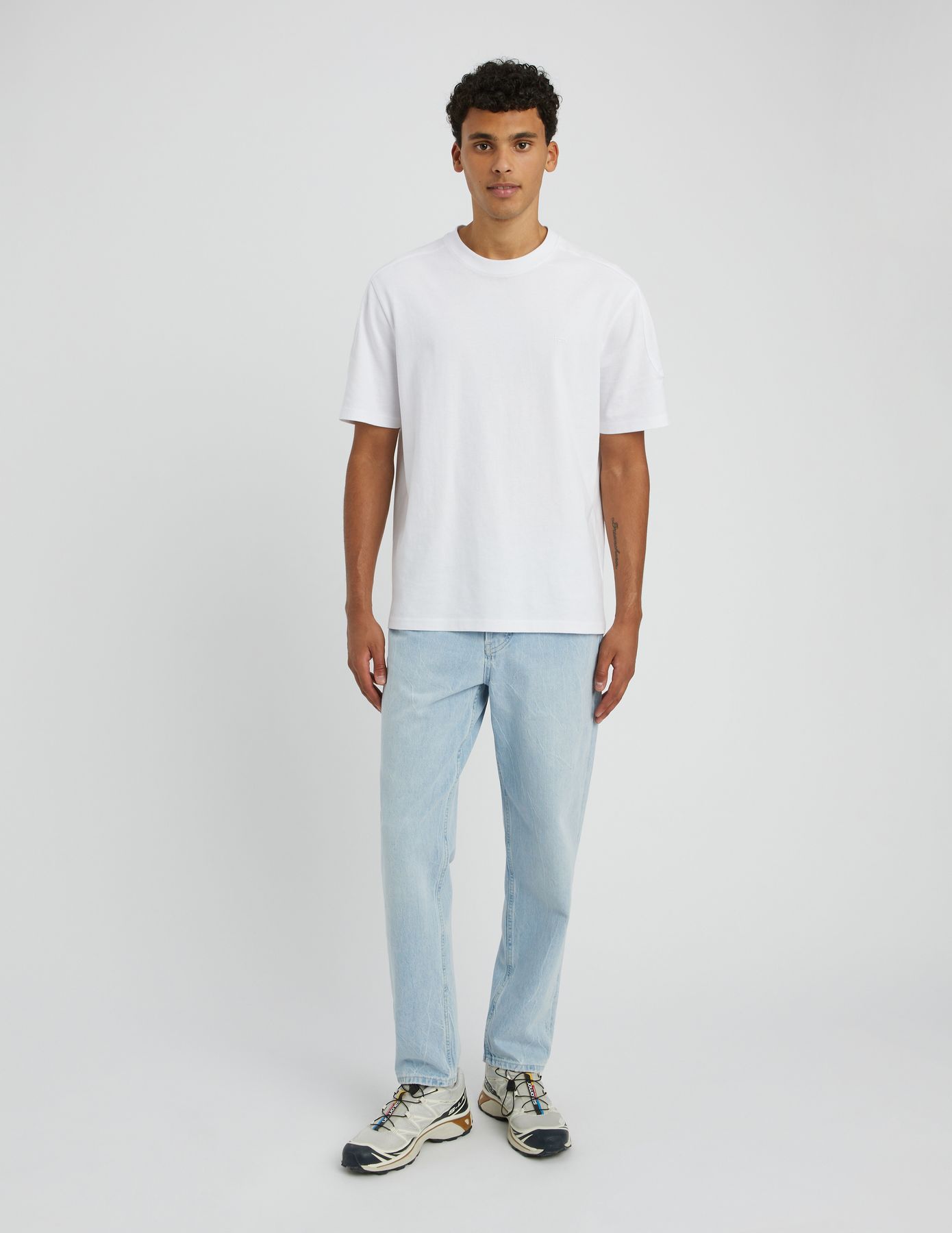 Jean relaxed bleach