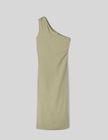 Robe longue asymétrique