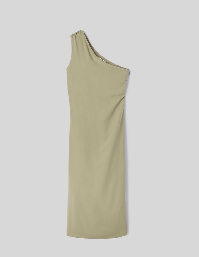 Robe longue asymétrique