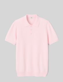 Polo matière fantaisie