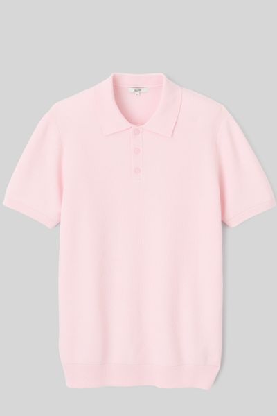 Polo matière fantaisie