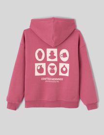 Sweat imprim&eacute; devant / dos