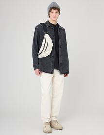 Surchemise en jean imprimée