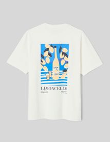 T-shirt imprim&eacute; devant / dos