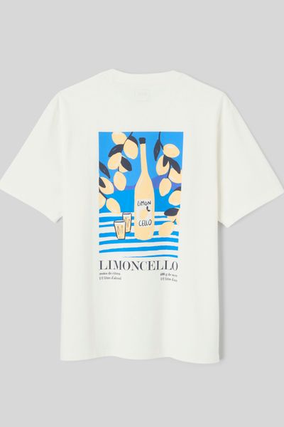 T-shirt imprim&eacute; devant / dos