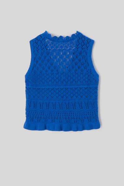 Gilet sans manches crochet