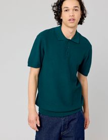 Polo matière fantaisie