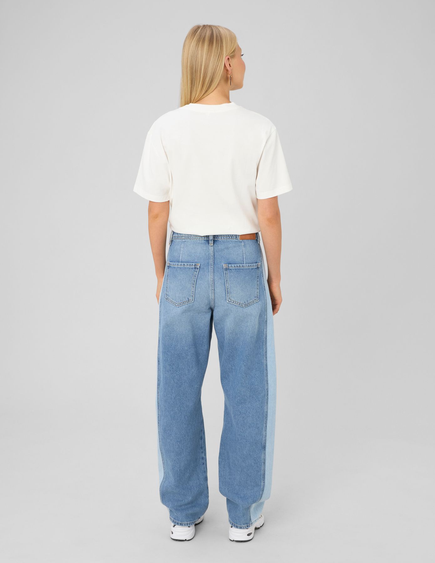 Jean balloon bicolore