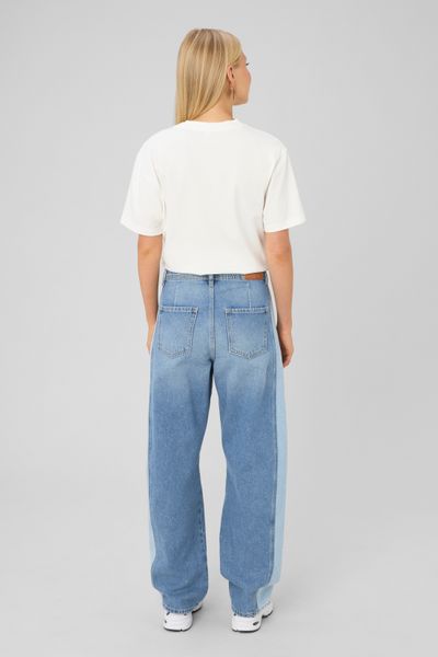 Jean balloon bicolore