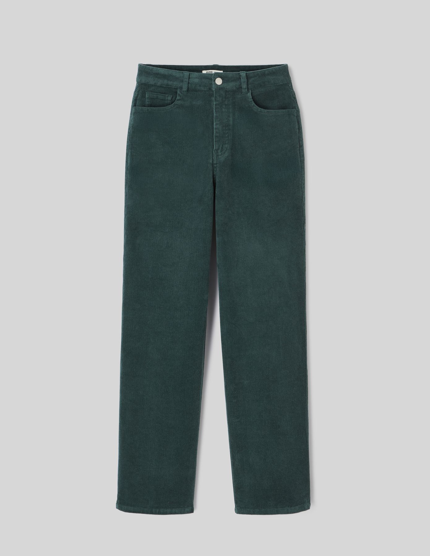 Pantalon straight velours