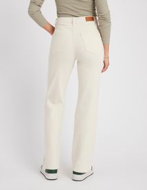 Jean straight taille haute