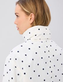 Blouson l&eacute;ger imprim&eacute; pois