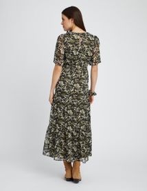 Robe longue imprimée
