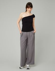 Pantalon large à pinces