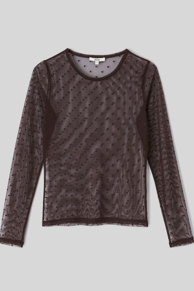 T-shirt r&eacute;sille manches longues