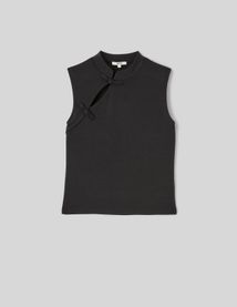 Top col mao paillet&eacute;