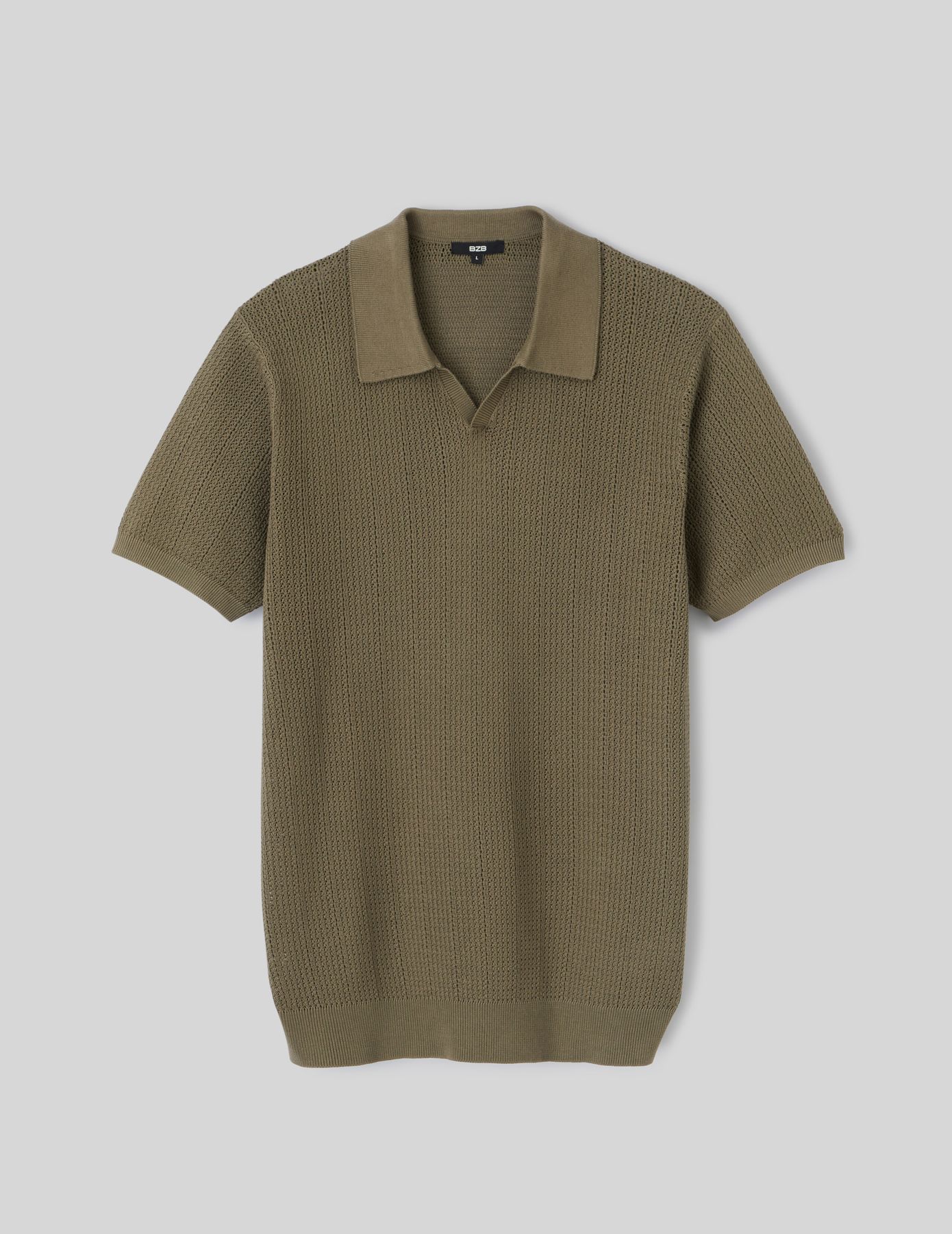 Polo maille ajourée