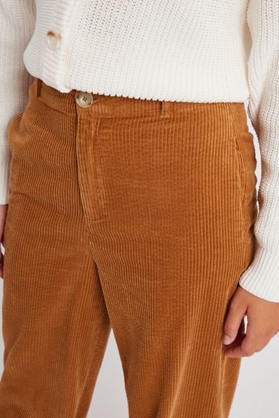 Pantalon velours wide leg