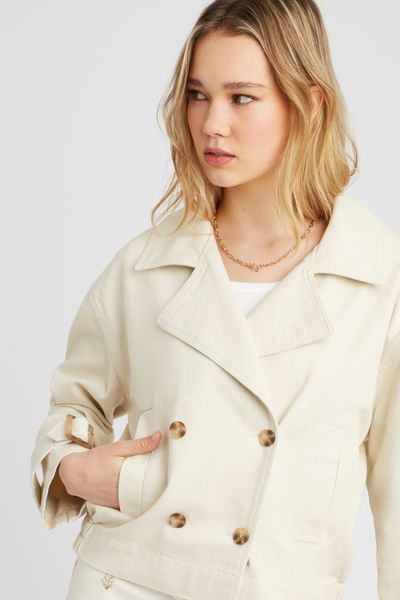Trench court en twill
