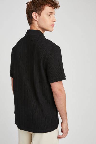 Polo maille fantaisie