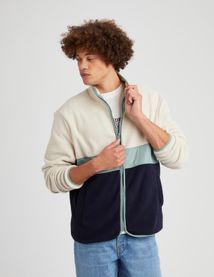 Blouson zippé polaire