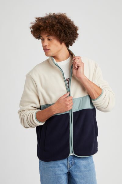 Blouson zippé polaire