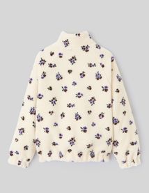 Blouson sherpa imprimé réversible