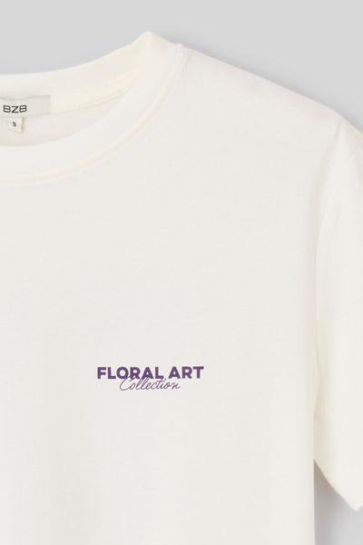 T-shirt imprim&eacute; devant/ dos