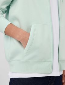 Sweat zipp&eacute; &agrave; capuche