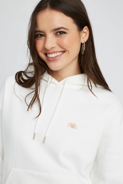 Sweat brodé poitrine