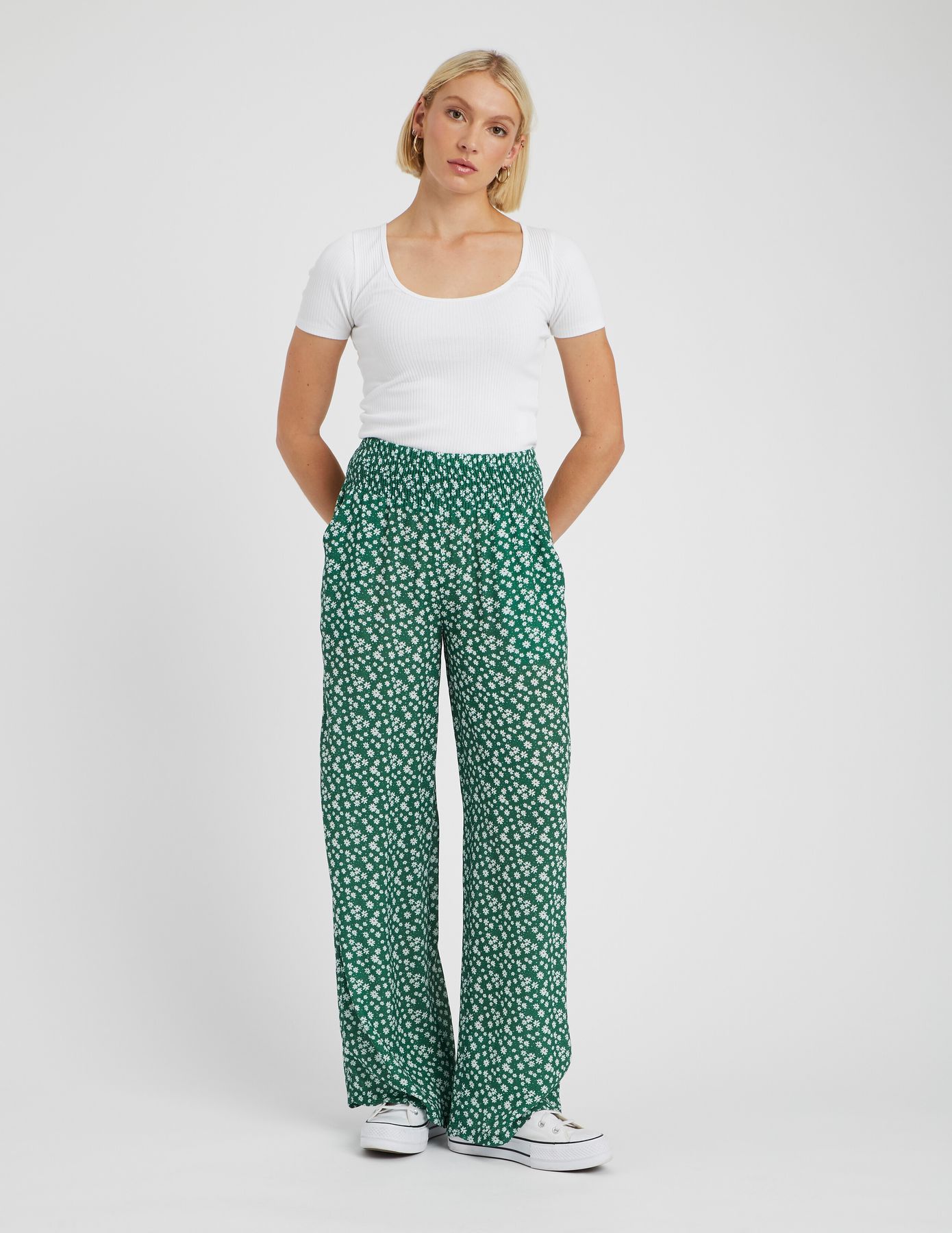 Pantalon fluide imprimé
