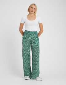 Pantalon fluide imprimé