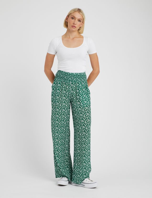 Pantalon fluide imprimé