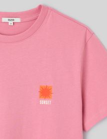 T-shirt imprim&eacute; devant/ dos