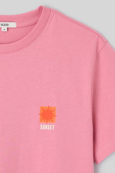 T-shirt imprim&eacute; devant/ dos