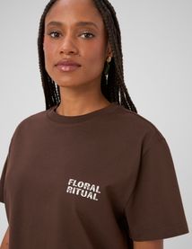 T-shirt imprim&eacute; devant/dos
