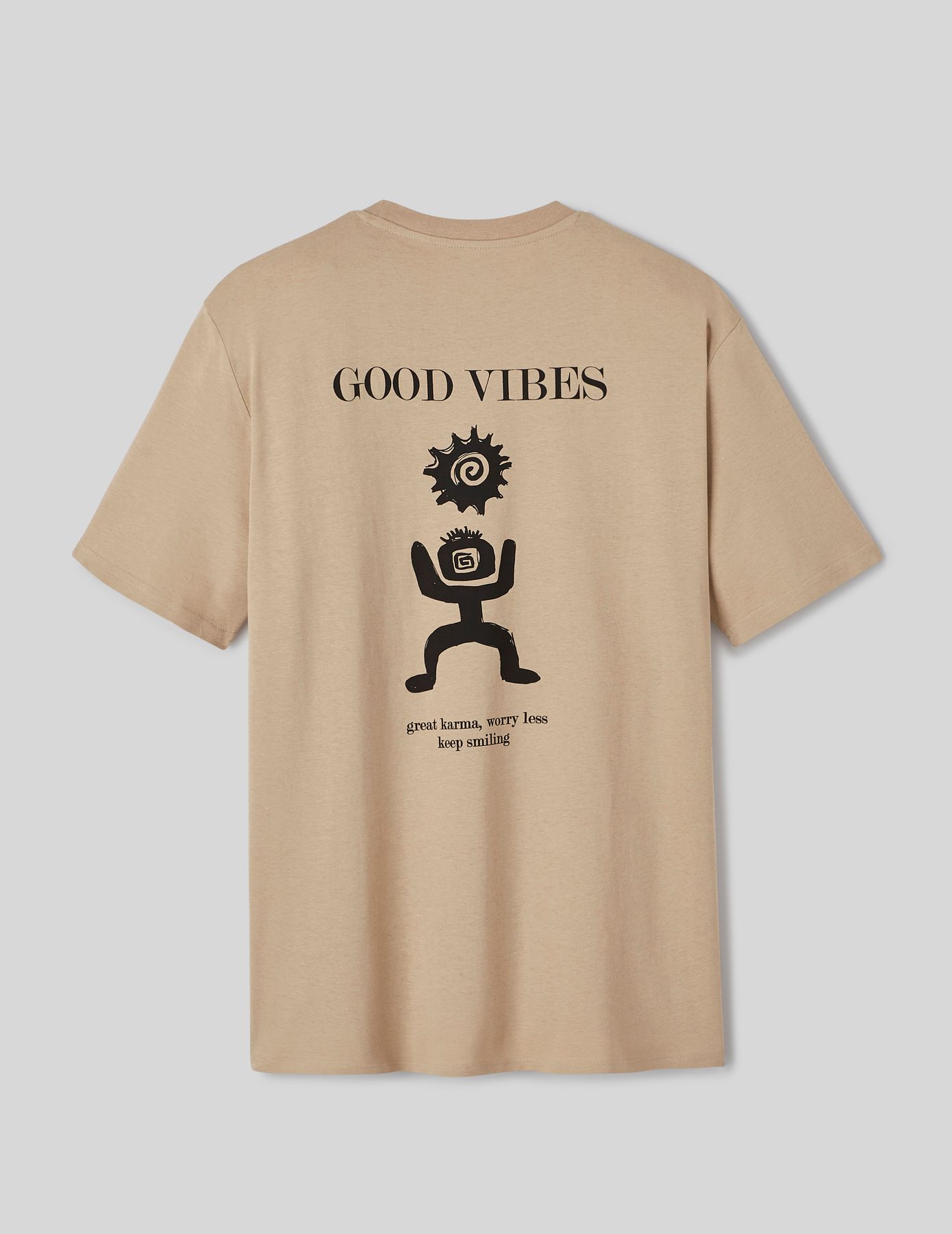 T-shirt imprim&eacute; devant dos