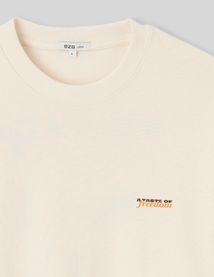 T-shirt imprim&eacute; devant / dos