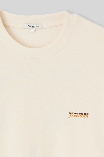T-shirt imprim&eacute; devant / dos