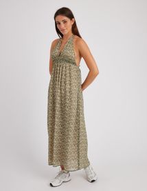 Robe longue imprimée