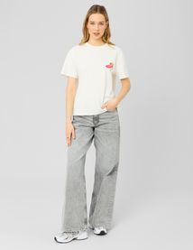 T-shirt imprim&eacute; devant/dos