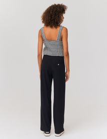 Top bustier en tweed
