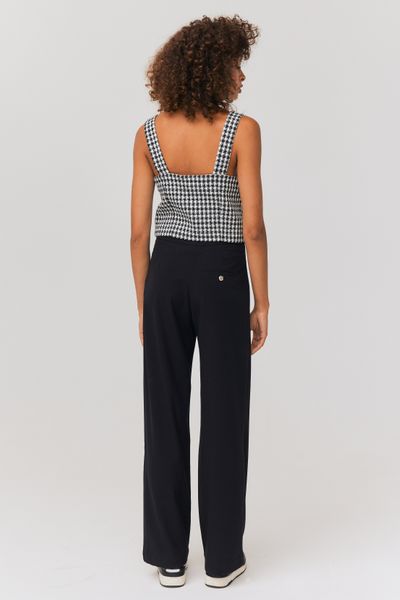 Top bustier en tweed