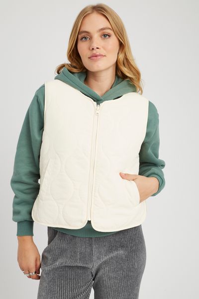 Gilet sans manches r&eacute;versible