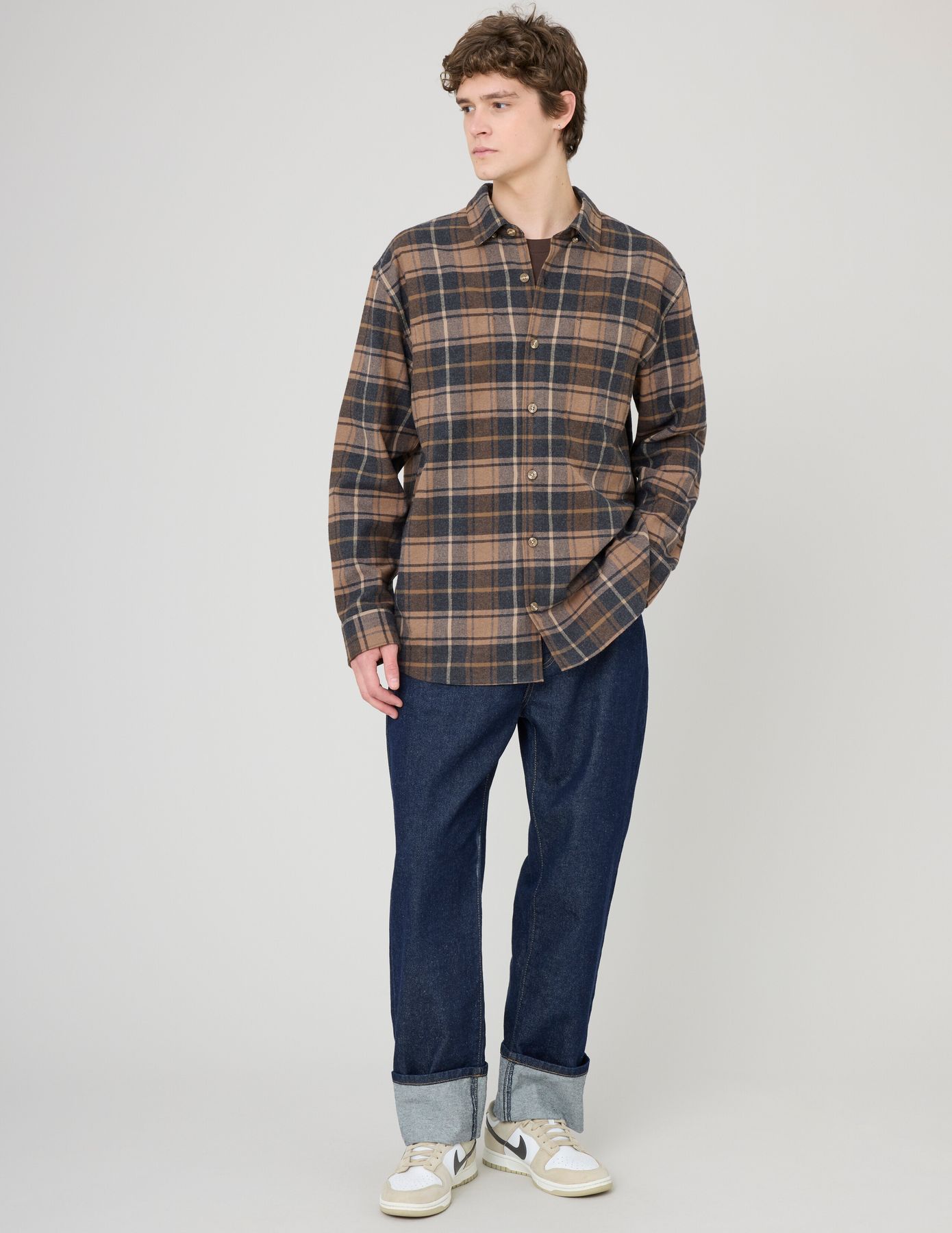 Chemise à carreaux