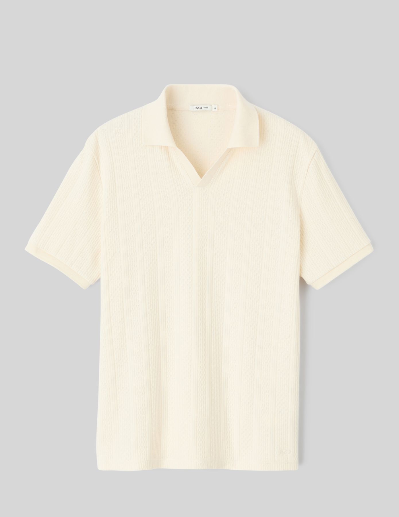 Polo maille fantaisie