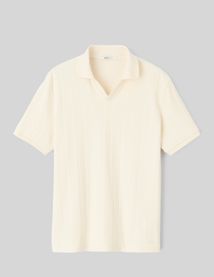 Polo maille fantaisie